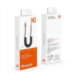 کابل Mcdodo CA-0900 Type-C to AUX DC3.5 Male Coil Cable 1.8m