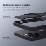 قاب محافظ نیلکین آیفون iPhone 13 Pro Max Nillkin Frosted Shield Pro با برش لوگو