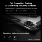 محافظ فلزی دوربین در کیف کیبوردار نیلکین مدل Nillkin Bumper Link Backlit