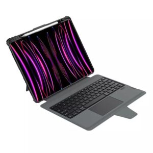 کیف کلاسوری کیبورد دار آیپد نیلکین iPad Pro 13 2024 Nillkin Bumper Link Backlit