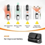 دستیار راننده دوربین خودرو شیائومی Xiaomi 70mai Dash Cam 4K A810 Set با دوربین پشتی