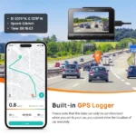 GPS دوربین خودرو شیائومی Xiaomi 70mai Dash Cam 4K A810 Set با دوربین پشتی