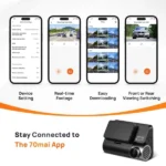 بررسی دوربین خودرو شیائومی Xiaomi 70mai Dash Cam 4K A810 Set با دوربین پشتی