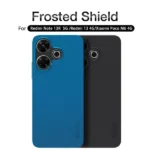 رنگ بندی قاب محافظ نیلکین شیائومی Xiaomi Poco M6 4G / Redmi 13 Nillkin Frosted Shield