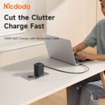 شارژر دیواری مک دودو Mcdodo CH-8470 توان 100 وات با کابل جمع‌شونده