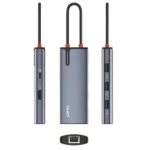 قیمت هاب 6 پورت تایپ سی الدینیو LDNIO DS-16H توان 100 وات