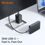پاوربانک وایرلس 10000 مگنتی مک دودو Mcdodo MC-2430 توان 35 وات
