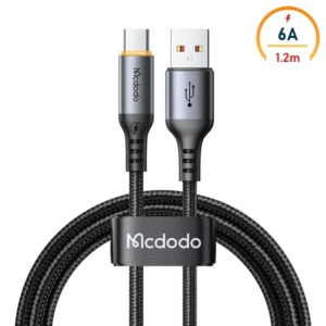 کابل تایپ سی مک دودو Mcdodo CA-0570 شدت جریان 6 آمپر طول ۱/۲ متر