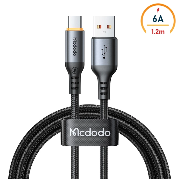 کابل تایپ سی مک دودو Mcdodo CA-0570 شدت جریان 6 آمپر طول ۱.۲ متر