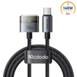 کابل شارژر تایپ سی به مگ سیف ۳ (مک بوک) مک دودو Mcdodo CA-2070 توان ۱۴۰ وات طول ۲ متر
