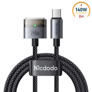 کابل شارژر تایپ سی به مگ سیف ۳ (مک بوک) مک دودو Mcdodo CA-2070 توان ۱۴۰ وات طول ۲ متر