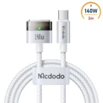 کابل شارژر تایپ سی به مگ سیف ۳ (مک بوک) مک دودو Mcdodo CA-2070 توان ۱۴۰ وات طول ۲ متر