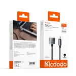 کابل شارژر تایپ سی به مگ سیف ۳ (مک بوک) مک دودو Mcdodo CA-2070 توان ۱۴۰ وات طول ۲ متر