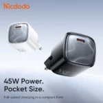 خرید شارژر دیواری مک دودو Mcdodo CH-4432 توان 45 وات همراه با کابل تایپ سی