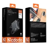 شارژر دیواری مک دودو McDodo CH-8640 توان 67 وات با 2 کابل جمعشونده