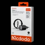 شارژر دیواری مک دودو McDodo CH-8262 توان 65 وات همراه با کابل تایپ سی