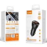 شارژر فندکی الدینیو LDNIO C103 توان 60 وات همراه با کابل تایپ سی