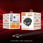 مبدل برق و شارژر دیواری الدینیو LDNIO Z10 توان 20 وات همراه با کابل تایپ سی