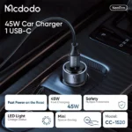 شارژر فندکی مک دودو Mcdodo CC-1520 توان 45 وات