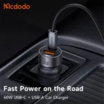 مشخصات شارژر فندکی مک دودو Mcdodo CC-8210 توان 60 وات