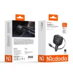 شارژر فندکی مک دودو Mcdodo CC-8710 توان 130 وات همراه با کابل جمع‌شو