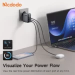شارژر دیواری مک دودو Mcdodo CH-6050 توان 100 وات همراه با کابل تایپ سی